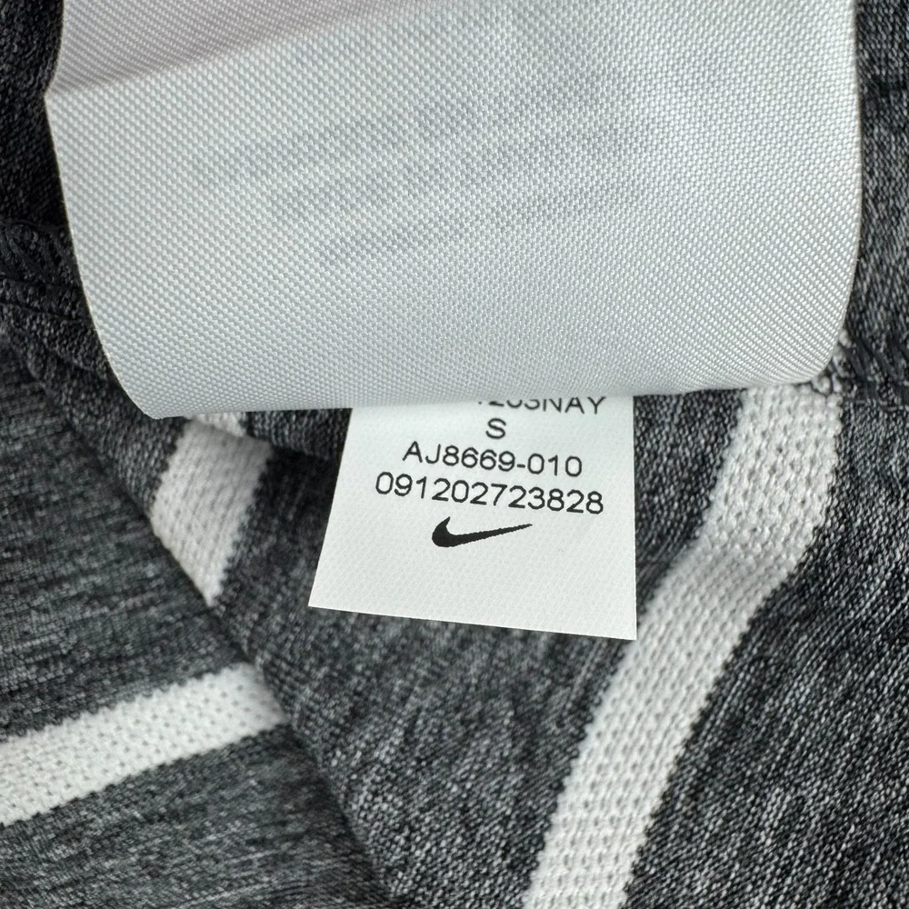Nike Dri Fit Golf Polo Shirt Sleeveless Striped Standard Fit Gray Womens Small S